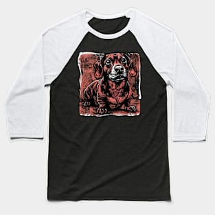 Dachshund Baseball T-Shirt